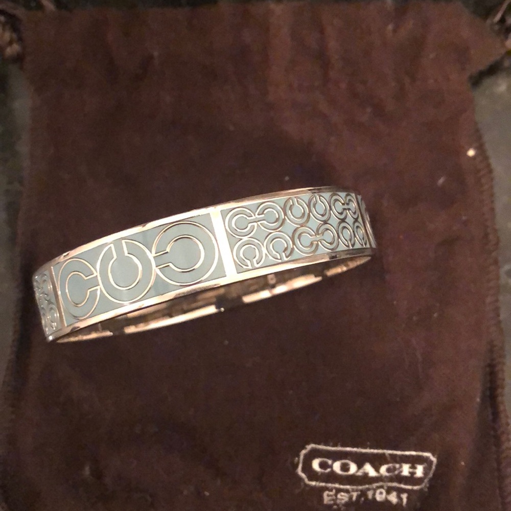 Coach signature bangle bracelet